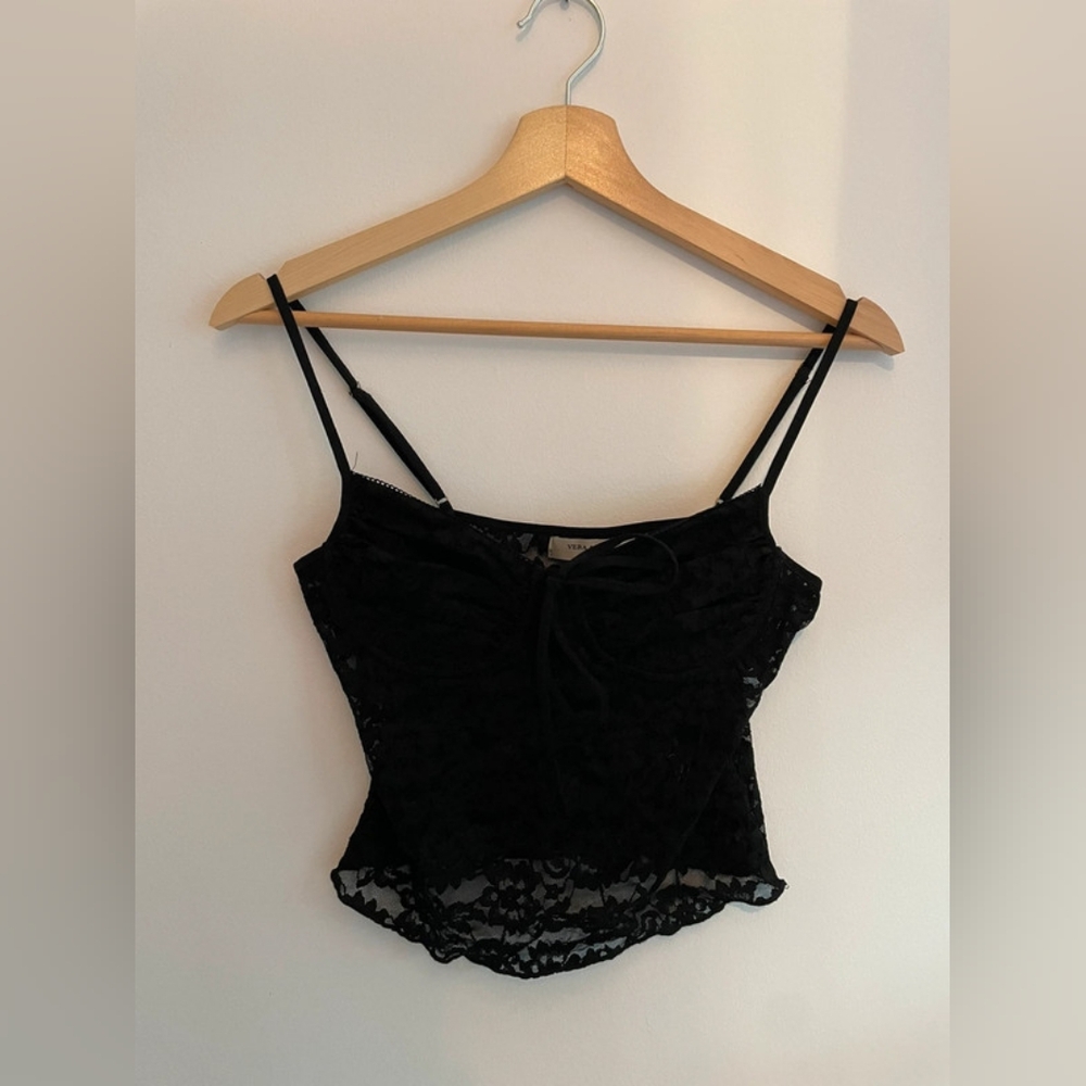 Chic Black Lace Camisole for Women